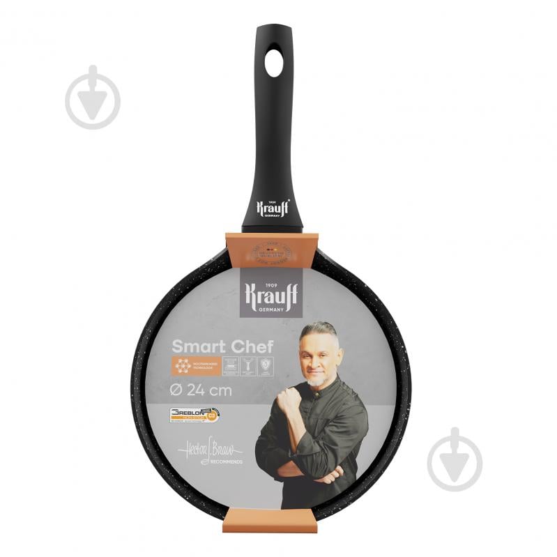 Сковорода для млинців Smart Chef 24 см 25-45-115 Krauff - фото 1