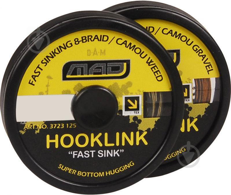 Шнур  DAM MAD Hooklink 8-braid "Fast Sink" 20м 11кг 3723125 - фото 1