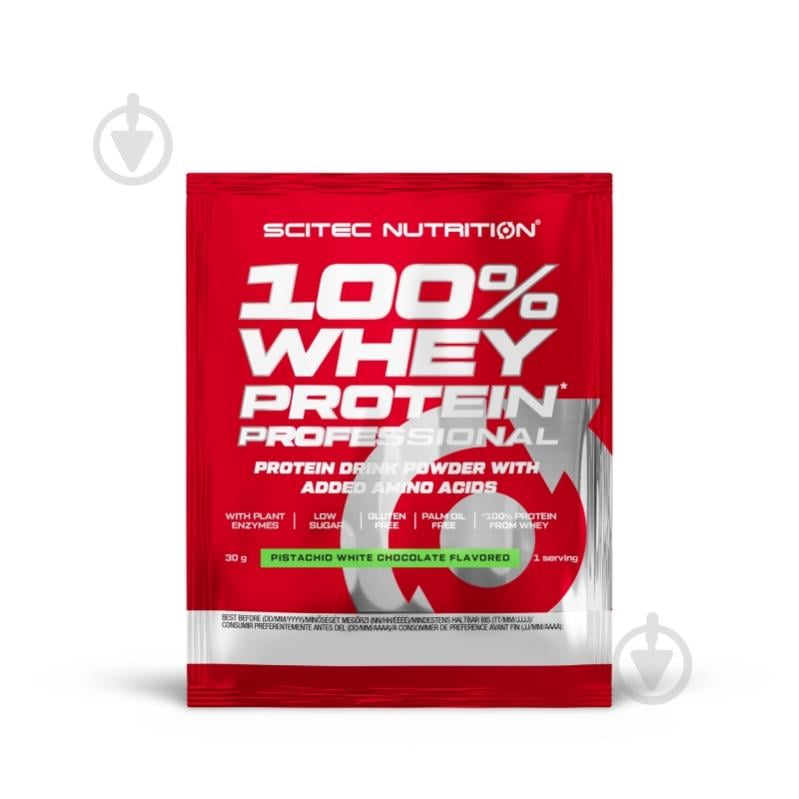 Протеин Scitec Nutrition Whey Protein Professional белый шоколад 30 г - фото 1