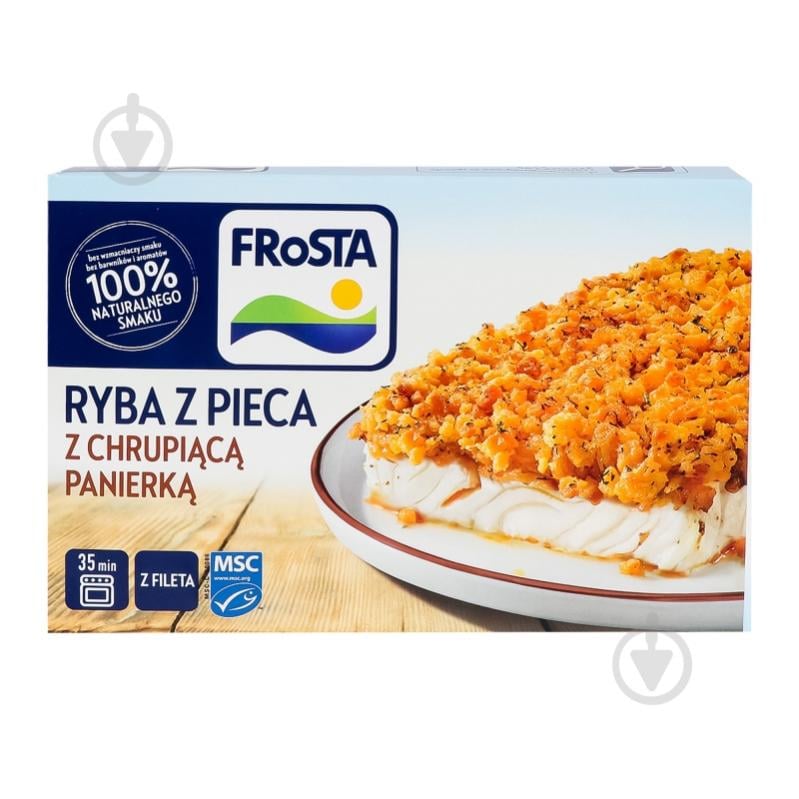 Котлета заморожена Frosta Запечена риба з хрусткою паніровкою 345 г - фото 7