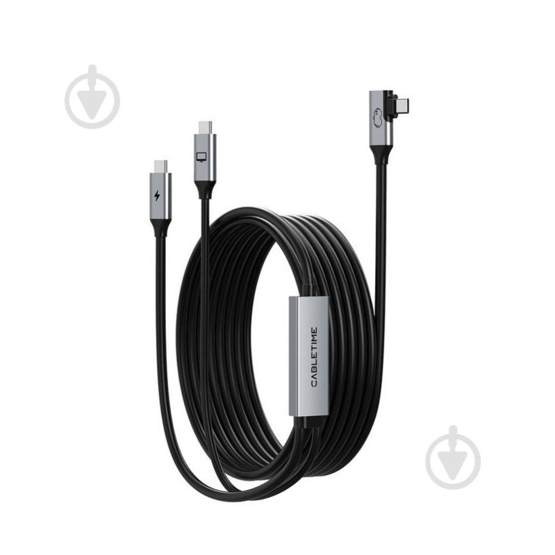Кабель CableTime USB3.0 VR PD 36W 5 м black (CA915934) - фото 1 Кабель CableTime USB3.0 VR PD 36W 5 м black (CA915934) - фото 1
