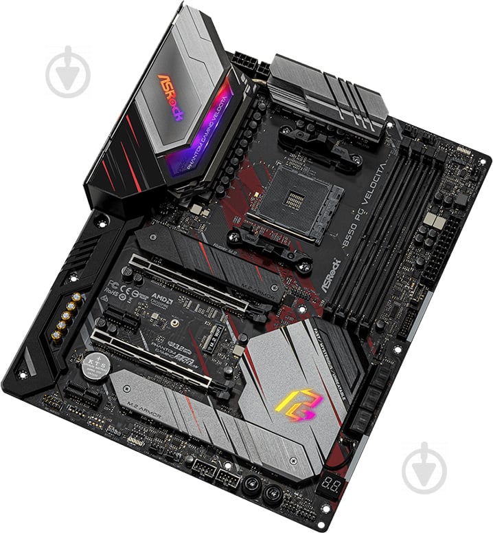 Материнская плата ASRock B550 PG Velocita (Socket AM4, AMD B550, ATX) - фото 3