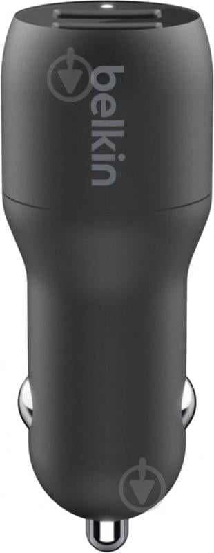 Автомобильное зарядное устройство Belkin Car Charger 24W Dual USB-A black - фото 4