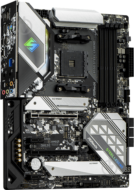 Материнская плата ASRock B550 Steel Legend (Socket AM4, AMD B550, ATX) - фото 4