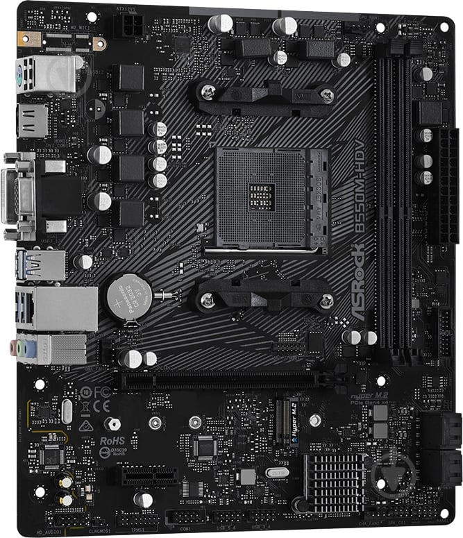 Материнская плата ASRock B550M-HDV (Socket AM4, AMD B550, mirco ATX) - фото 2