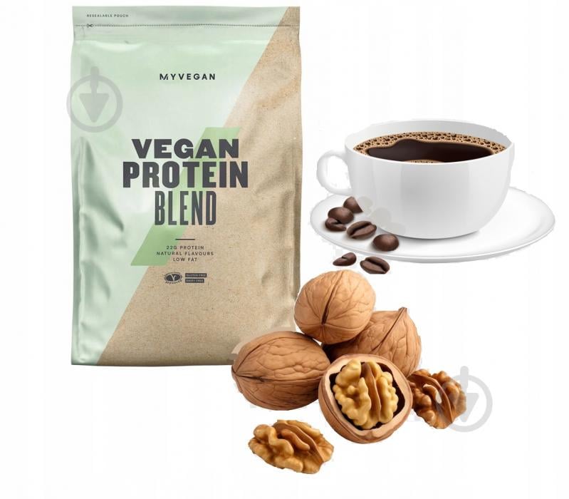 Протеин Myprotein Vegan Protein Blend кофе с орехом 1000 г - фото 1