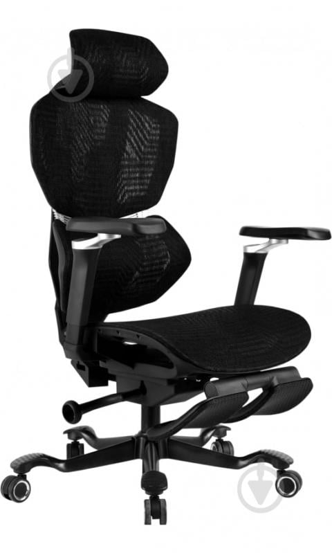 Кресло игровое GT Racer X-7001 черный - фото 3