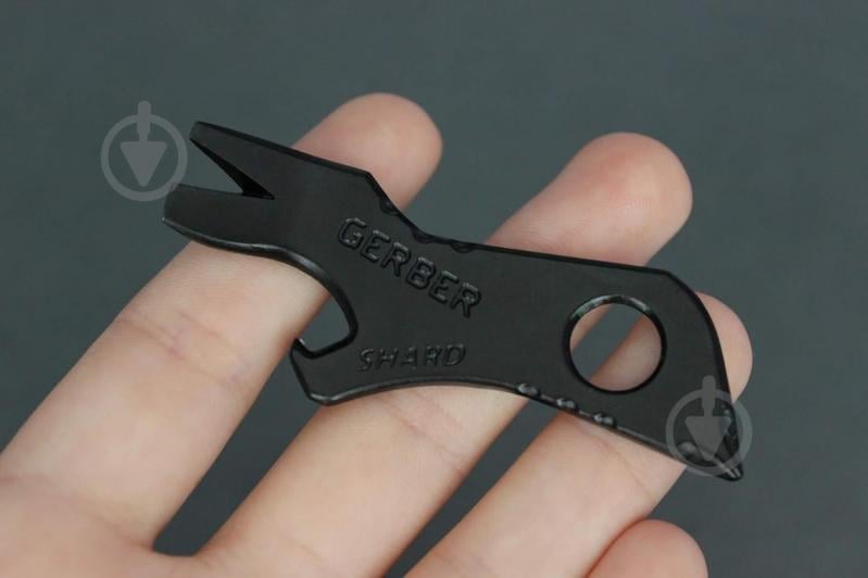 Мультитул Gerber брелок відкривачка Shard,E,Card,BLK - фото 3