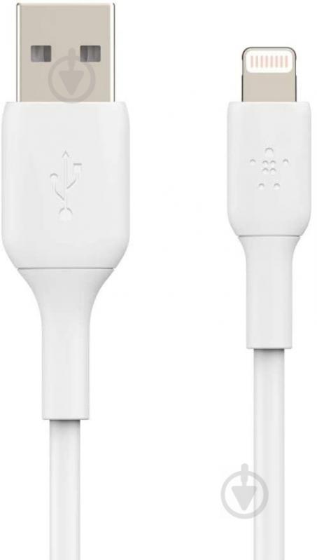 Кабель Belkin Lightning – USB 2 м белый (CAA001bt2MWH) - фото 3