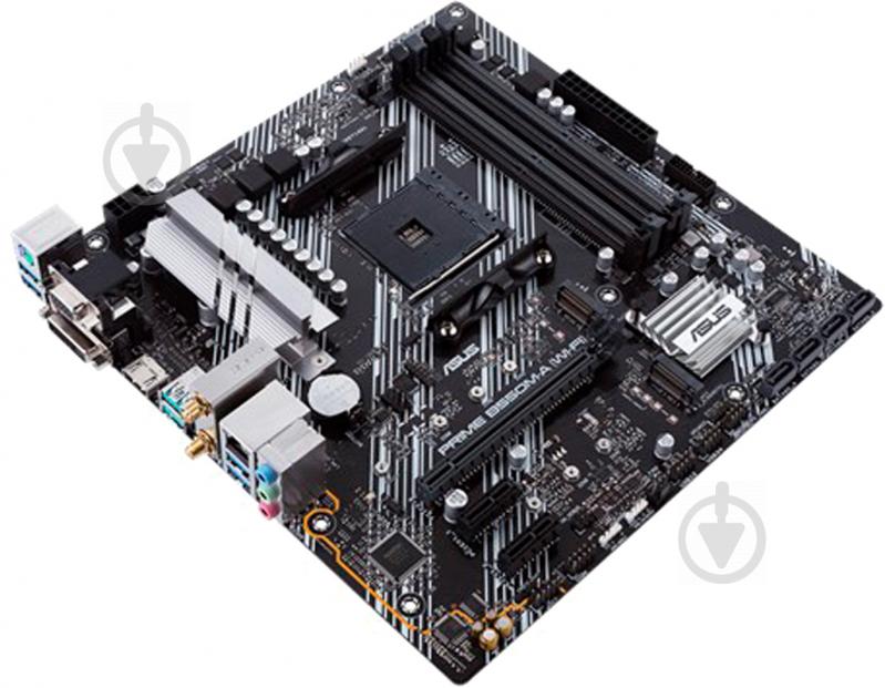 Материнская плата Asus PRIME B550M-A (WI-FI) (Socket AM4, AMD B550, mini ATX) - фото 5