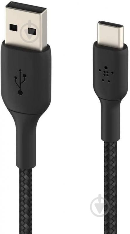 Кабель Belkin USB Type-C – USB 3 м черный (CAB002bt3MBK) - фото 3