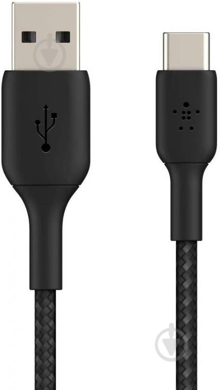 Кабель Belkin USB Type-C – USB 3 м черный (CAB002bt3MBK) - фото 2