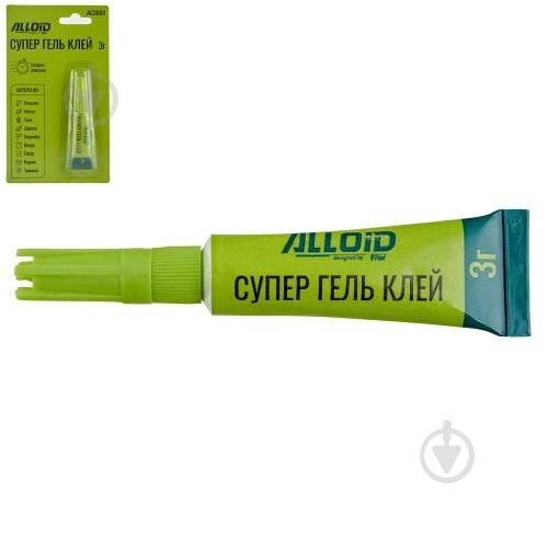 Суперклей-гель Alloid 3 г AG3000 - фото 1