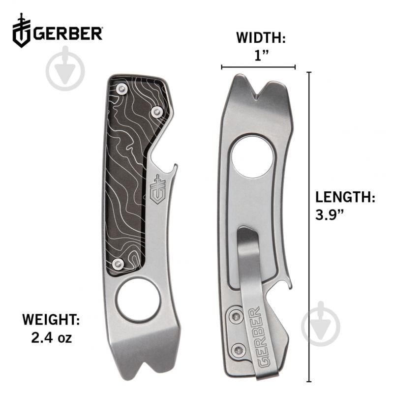 Мультитул Gerber Knives брелок открывалк ShardXL TOPO 4L 1064441 - фото 3 Мультитул Gerber Knives брелок открывалк ShardXL TOPO 4L 1064441 - фото 3