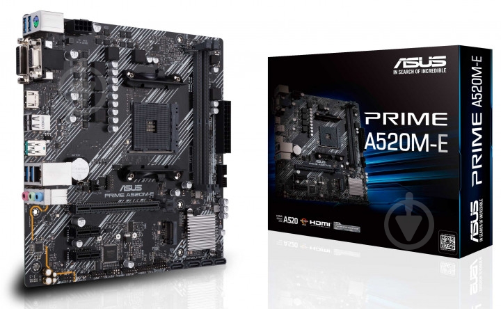 Материнская плата Asus PRIME A520M-E (Socket AM4, AMD A520, mirco ATX) - фото 6