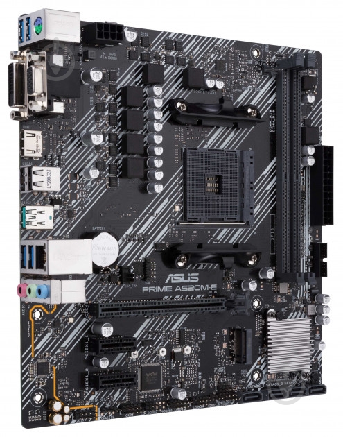 Материнская плата Asus PRIME A520M-E (Socket AM4, AMD A520, mirco ATX) - фото 5