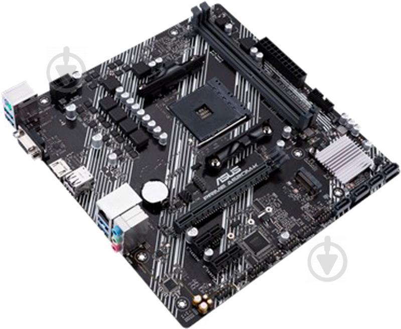 Материнська плата Asus PRIME A520M-K (Socket AM4, AMD A520, mirco ATX) - фото 4