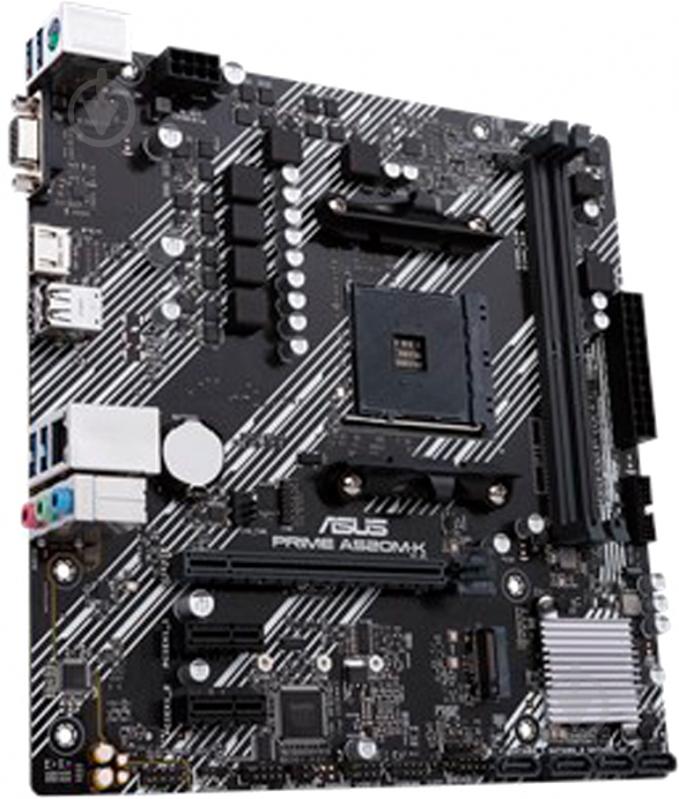 Материнська плата Asus PRIME A520M-K (Socket AM4, AMD A520, mirco ATX) - фото 2