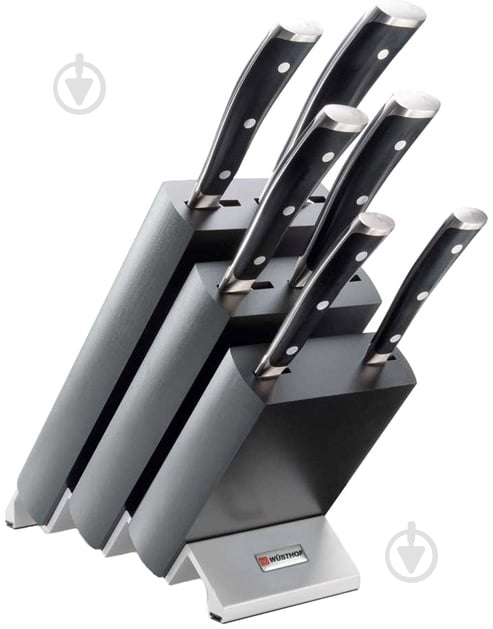 Набор ножей в колоде Wuesthof Classic Ikon 7 предметов 1650493 - фото 1 Набор ножей в колоде Wuesthof Classic Ikon 7 предметов 1650493 - фото 1