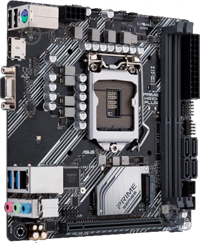 Материнська плата Asus PRIME H410I-PLUS (Socket 1200, Intel H410, mini ITX) - фото 5