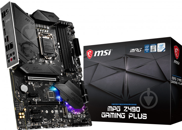 Материнская плата MSI MPG Z490 GAMING PLUS (Socket 1200, Intel Z490, ATX) - фото 6