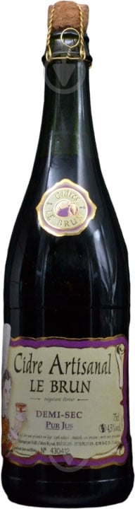 Сидр Le Brun Artisanal Demi Sec 0,75 л - фото 1