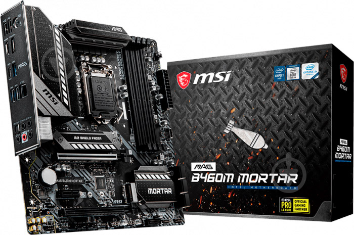 Материнська плата MSI MAG B460M MORTAR (Socket 1200, Intel B460, mirco ATX) - фото 5