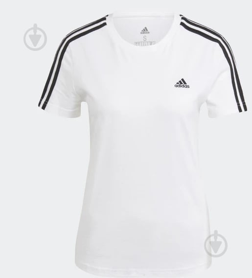 Футболка Adidas W 3S T GL0783 р.2XS белый - фото 1