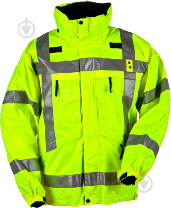 Куртка 5.11 Tactical тактична демісезонна 3-in-1 Reversible High-Visibility Parka [320] High-Vis Yellow XXL - фото 1