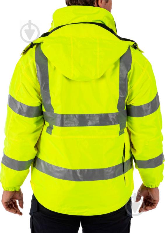 Куртка 5.11 Tactical тактична демісезонна 3-in-1 Reversible High-Visibility Parka [320] High-Vis Yellow XXL - фото 8