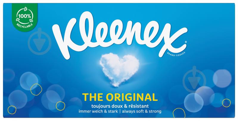 Серветки гігієнічні у коробці Kleenex Original 72 шт. - фото 1