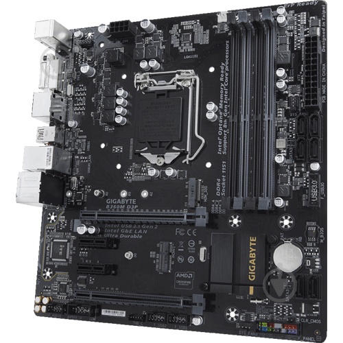 Материнська плата Gigabyte B360M D3P (Socket 1151, Intel B360, mirco ATX) - фото 2