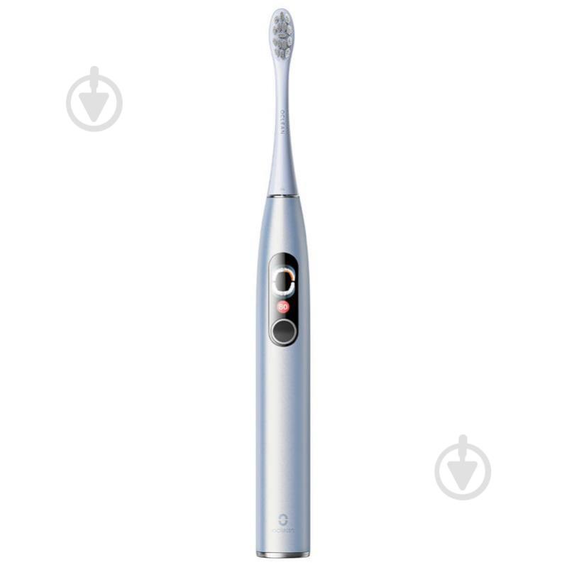 Електрична зубна щітка Oclean X Pro Digital Electric Toothbrush Glamour Silver - фото 1