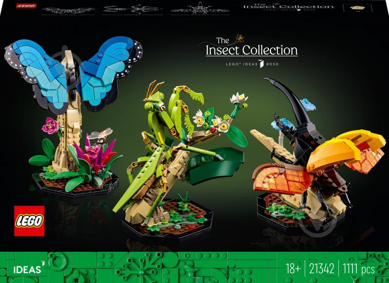 Конструктор LEGO Ideas Коллекция насекомых 21342 - фото 1