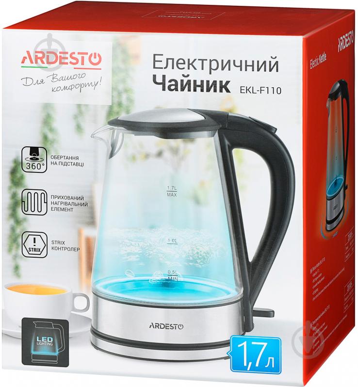 Электрочайник Ardesto ARDESTO EKL-F110 - фото 7