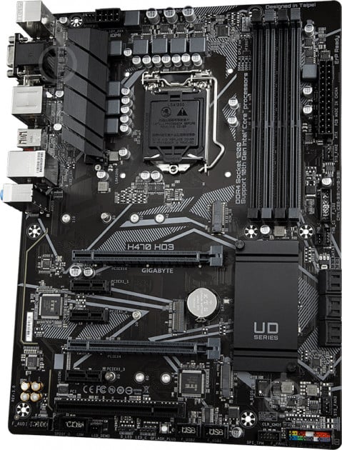 Материнская плата Gigabyte H470 HD3 (Socket 1200, Intel H470, ATX) - фото 3