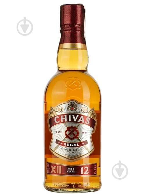 Виски Chivas Regal 12 лет выдержки 40% 0,5 л - фото 1