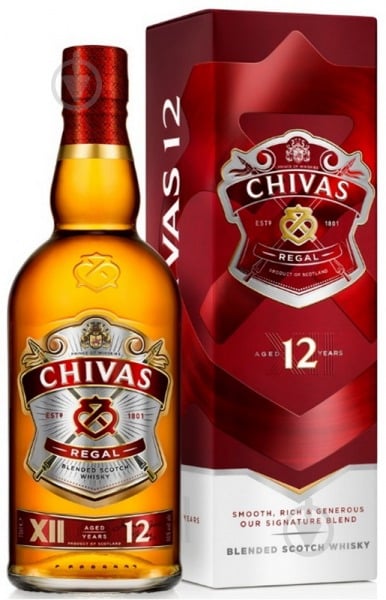 Віскі Chivas Regal 12 років витримки 40% 0,7 л - фото 1