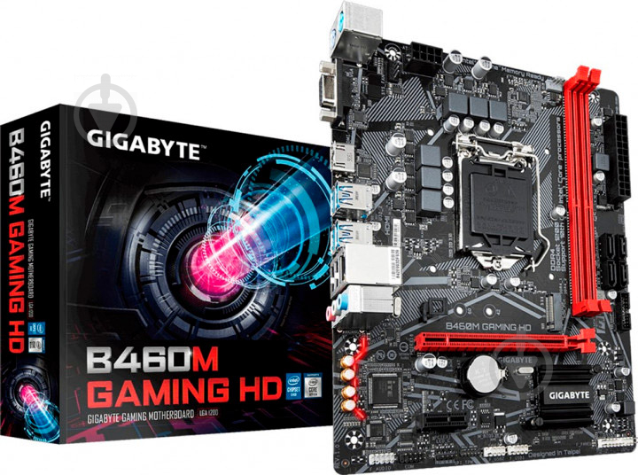 Материнська плата Gigabyte B460M GAMING HD (Socket 1200, Intel B460, mirco ATX) - фото 5