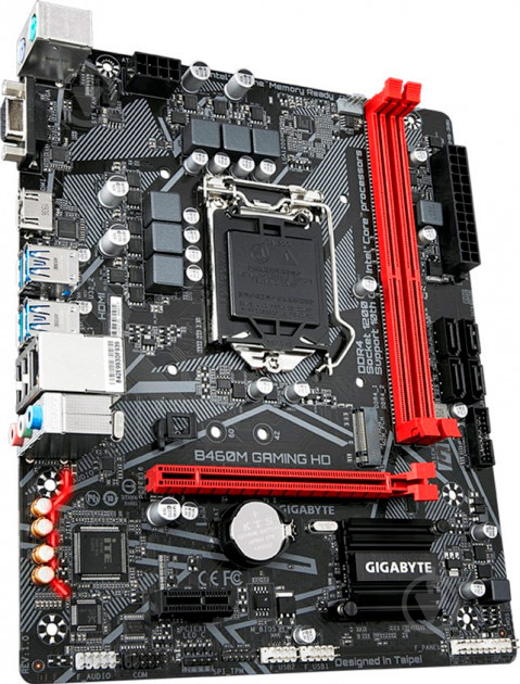 Материнская плата Gigabyte B460M GAMING HD (Socket 1200, Intel B460, mirco ATX) - фото 3