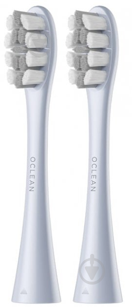 Насадки для електричної зубної щітки Oclean 6970810552812 P1C8 Plaque Control Brush Head Silver 2шт - фото 1