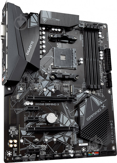 Материнська плата Gigabyte B550 GAMING X (Socket AM4, AMD B550, ATX) - фото 2