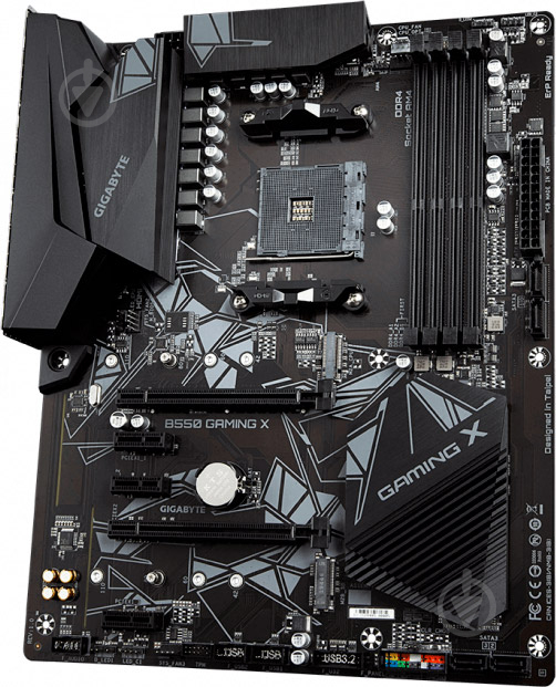 Материнська плата Gigabyte B550 GAMING X (Socket AM4, AMD B550, ATX) - фото 3