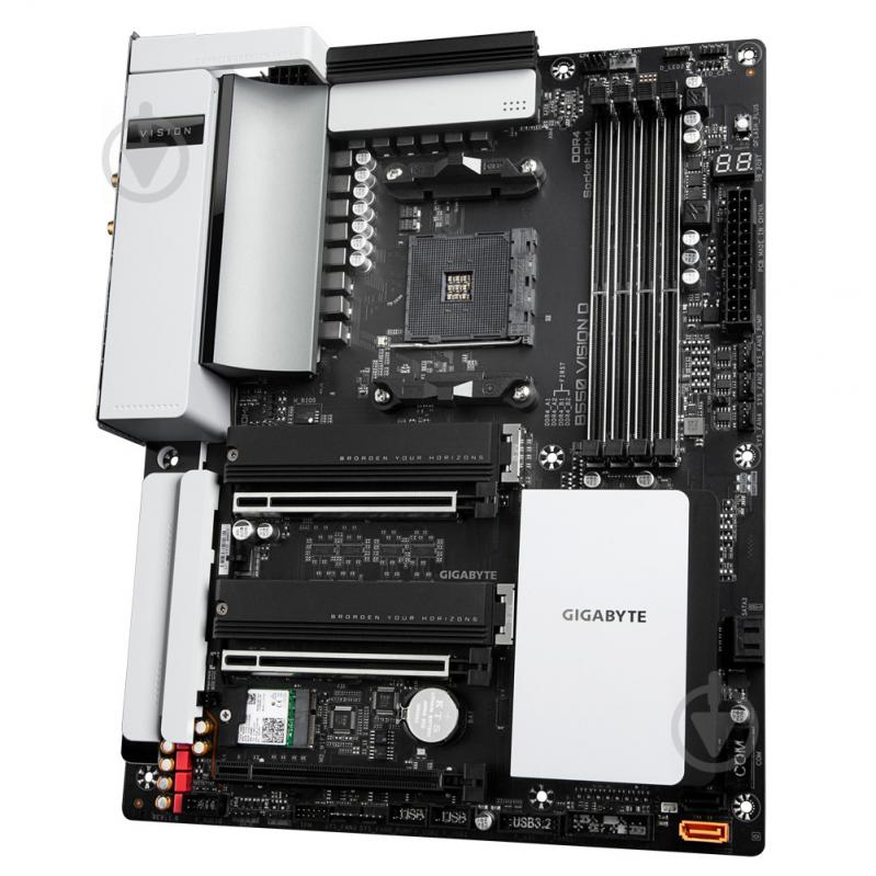 Материнська плата Gigabyte B550 VISION D (Socket AM4, AMD B550, ATX) - фото 2