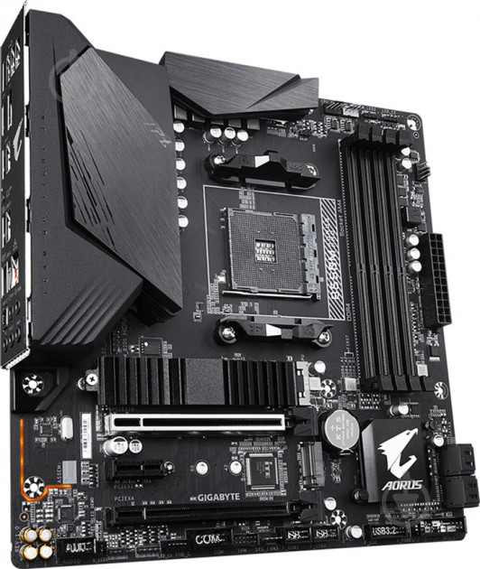 Материнская плата Gigabyte B550M AORUS PRO (Socket AM4, AMD B550, mirco ATX) - фото 3