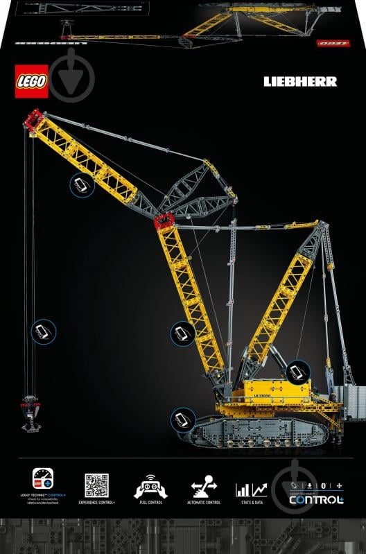 Конструктор LEGO Technic Гусеничный подъемный кран Liebherr LR 13000 42146 - фото 2