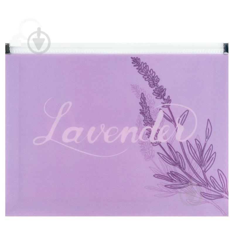 Папка на блискавці zip-lock А5+ Lavender-1 Axent 1498-36-A - фото 1