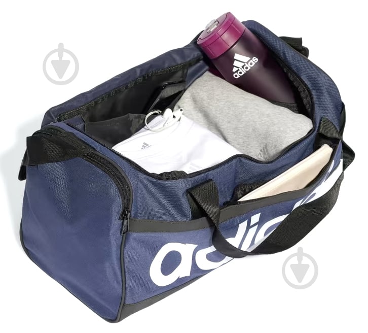 Сумка Adidas LINEAR DUFFEL S HR5353 синій - фото 4