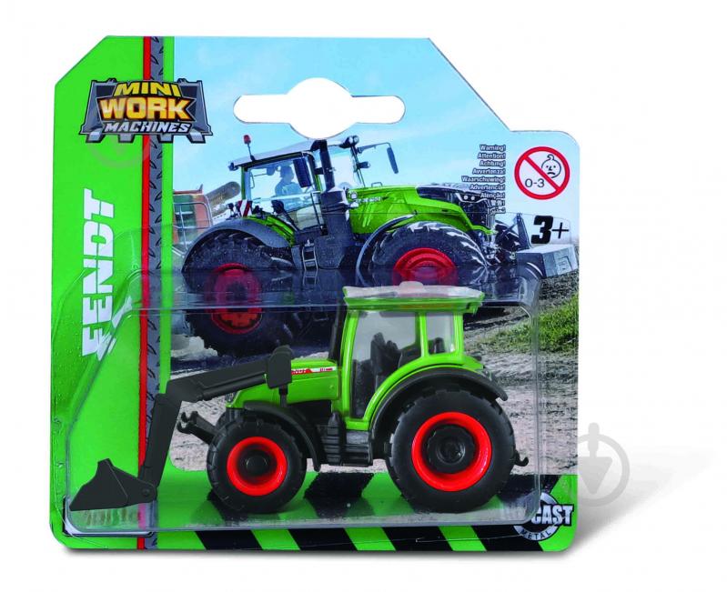 Машинка Maisto игрушечная Mini Work Machine Tractors with Front Loader, в ассортименте 15591 - фото 3