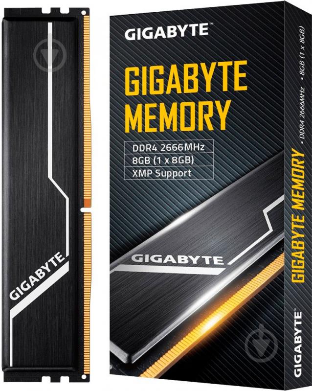 Оперативна пам'ять Gigabyte DDR4 SDRAM 8 GB (1x8GB) 2666 MHz (GP-GR26C16S8K1HU408) - фото 4